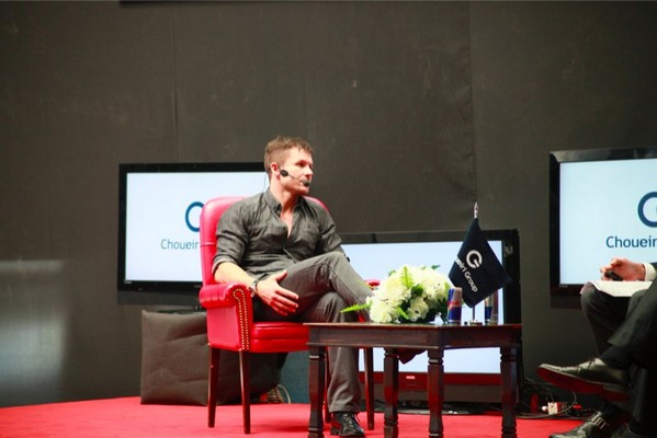 Felix Baumgartner at MENA Cristal Festival